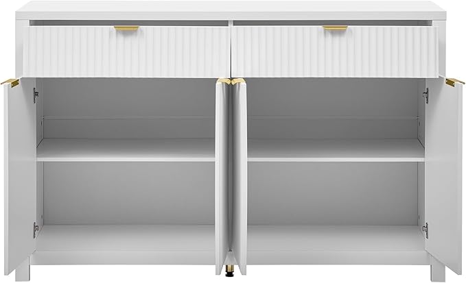 Merax Modern Wave-Pattern Sideboard Cabinet - Image 3