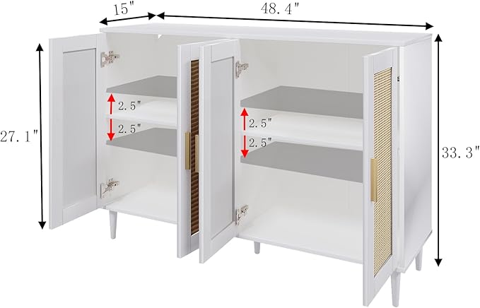 Buffet Sideboard, Kitchen Storage Cabinet - Image 2