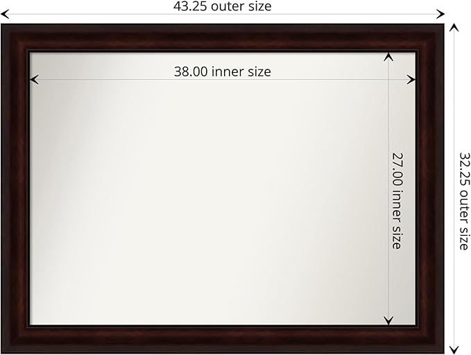 Amanti Art Silver Bathroom Mirror - Image 4