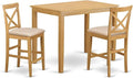 East West Furniture YAPB3-OAK-C 3 Piece Kitchen Counter Set by EastWestFurniture