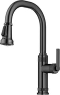 KRAUS Allyn Industrial Pull-Down Single Handle Kitchen Faucet in Spot-Free by KRAUS