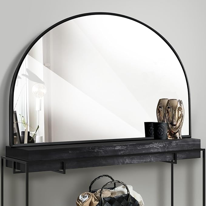 WAMIRRO Big Black Arched Mirror by WAMIRRO