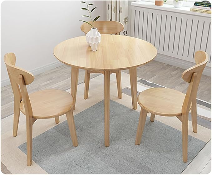 Simplicity Solid Wood Dining Table, Round - Image 2