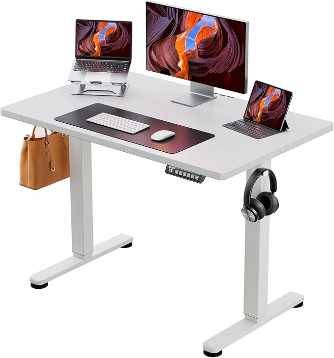 ErGear Small Height Adjustable Electric Standing Desk, 40 x 24 Inches Sit Stand by ErGear