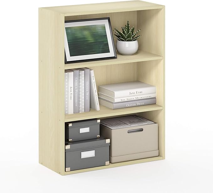 Furinno Pasir 3-Tier Open Shelf Bookcase - Image 5