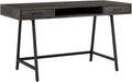Bush Furniture Steele 54W Writing Desk in Dark Gray Hickory | Computer Table by BushHome