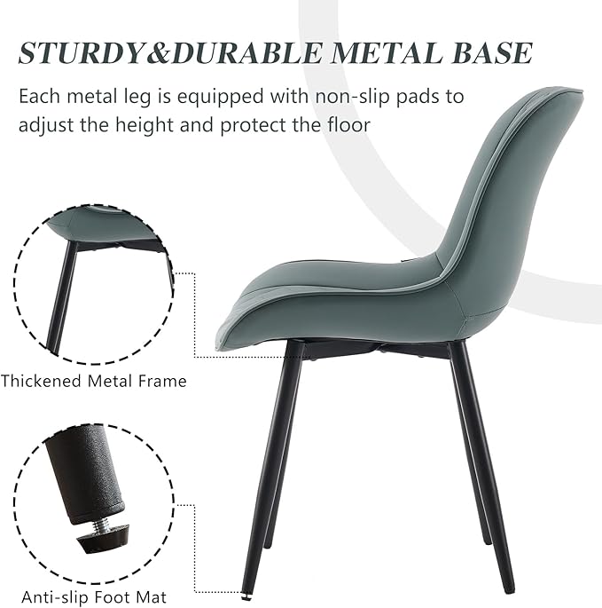 YOUNIKE Dining Chairs Set of 2 - Image 5