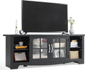 LINSY HOME Farmhouse TV Stand for 65 Inch TV, Wood Entertainment Center by LINSYHOME