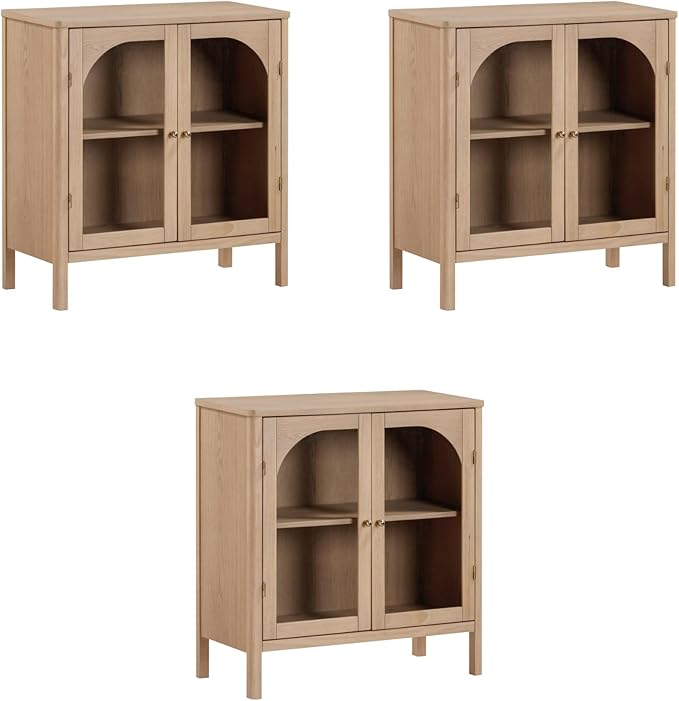 Nathan James Mason Modern Farmhouse TV Stand, Free Standing Accent Sideboard - Image 7