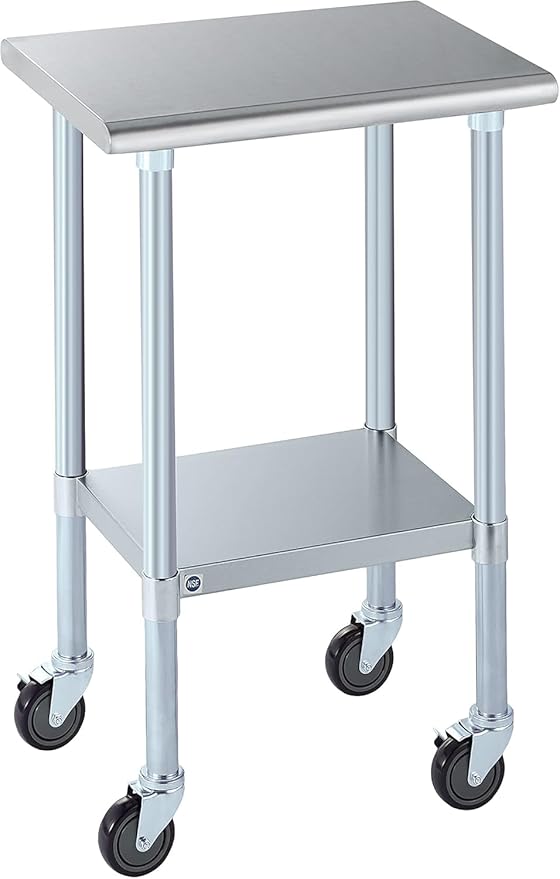 ROCKPOINT Stainless Steel Table by ROCKPOINT