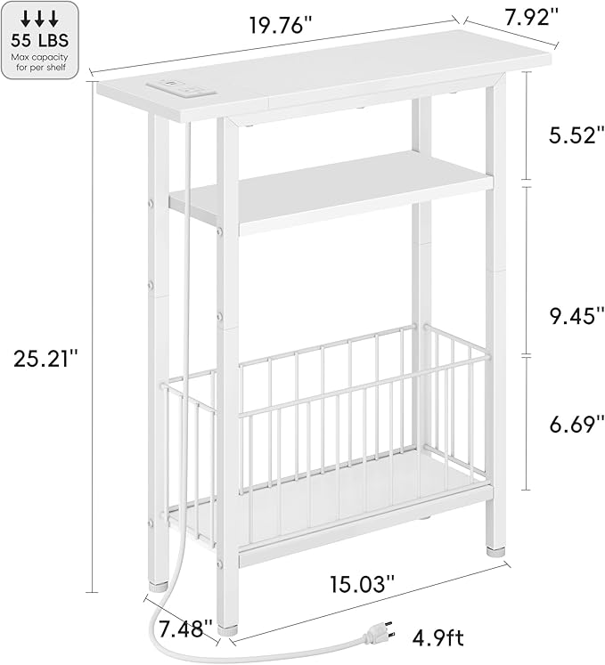 Vagusicc Narrow Side Table - Image 3
