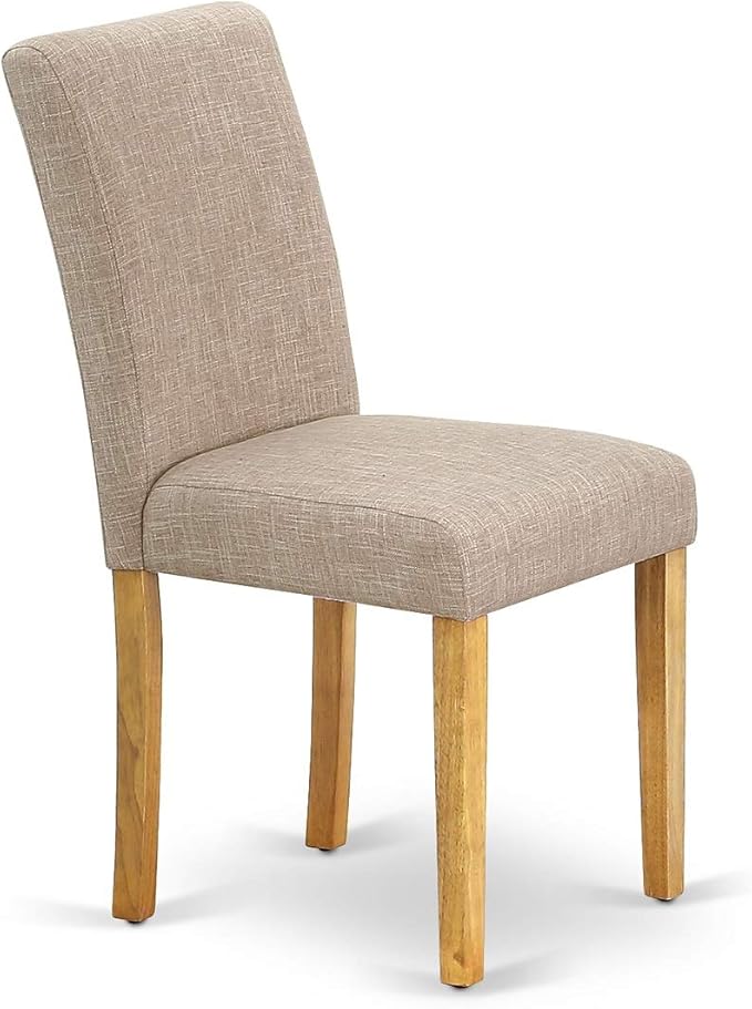 East West Furniture VAAB9-OAK-04 9 Piece Dining Table Set Includes an Oval - Image 9