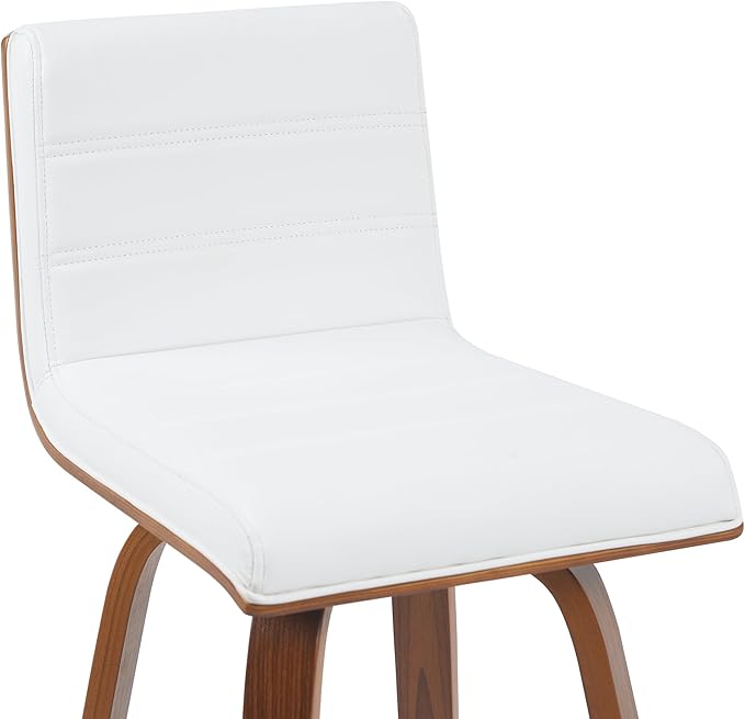 Armen Living Vienna Modern Swivel 30" Bar Height Barstool - Image 5