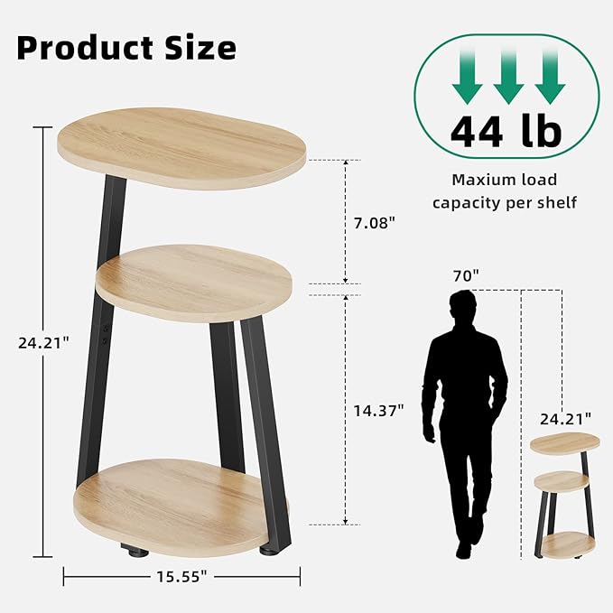 Side Table, Small End Table - Image 2