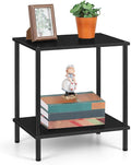 ETELI Small Side Table Black Narrow End Table by ETELI