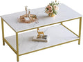 SAYGOER Modern 2-Tier Coffee Table by Saygoer
