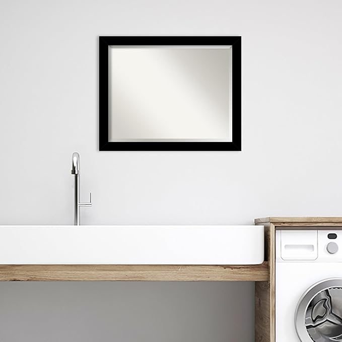 Amanti Art Black Bathroom Mirror - Image 6