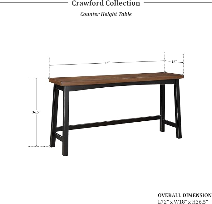 Lexicon Bar Table Set for 3, Small Kitchen Table Set Kitchen Island Table - Image 5