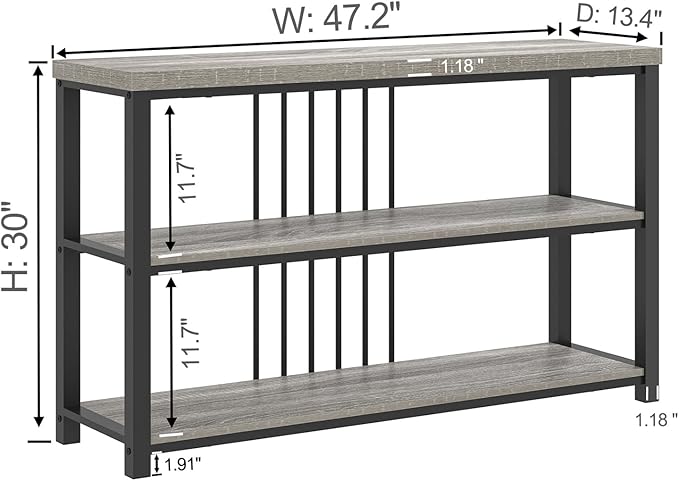 FOLUBAN Console Tables for Entryway, Sofa Table - Image 2