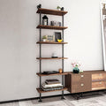 Industrial Pipe Bookshelves Rustic Wall Ladder Bookshelf Display Storage Stand by TIEOU-HomePartner