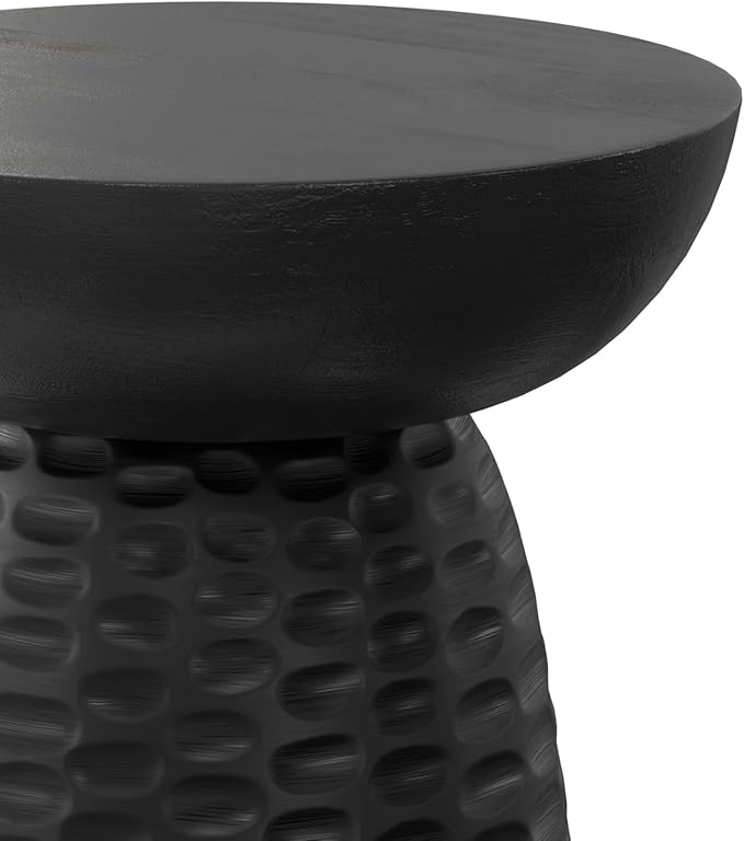 SIMPLIHOME Boyd 13-inch Wide Solid Mango End Table in Black, Contemporary-Style - Image 11