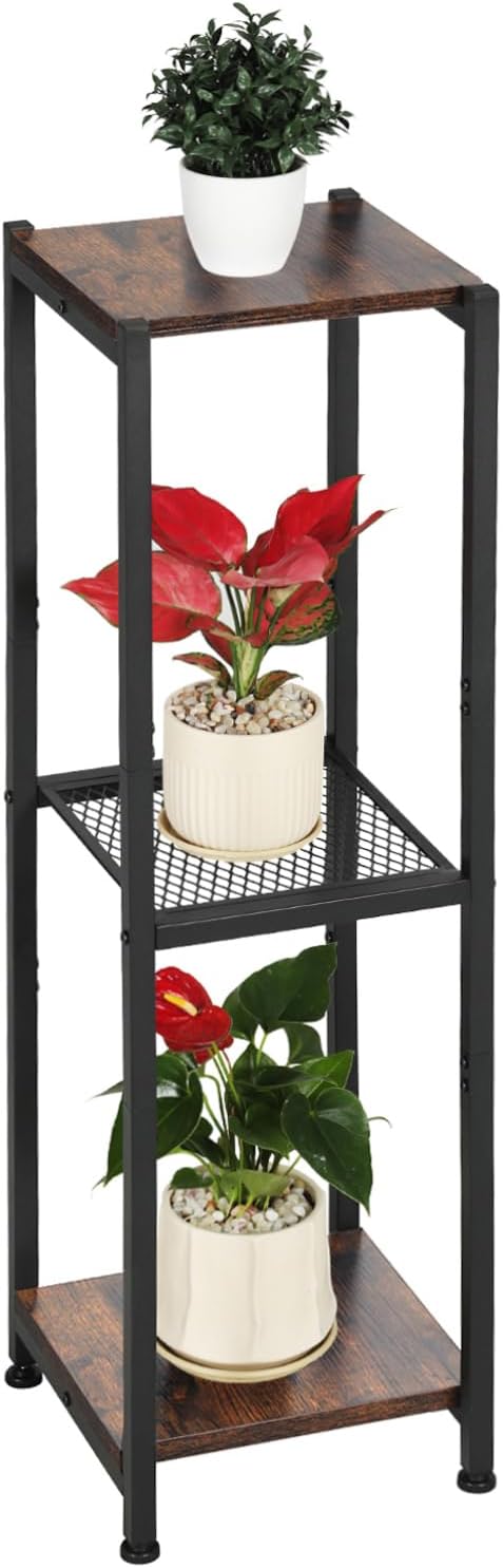 Extra Tall Plant Stand Indoor, 40 Inch Plant Stands, 3 Tier Metal Plant Stand by CozyTimes