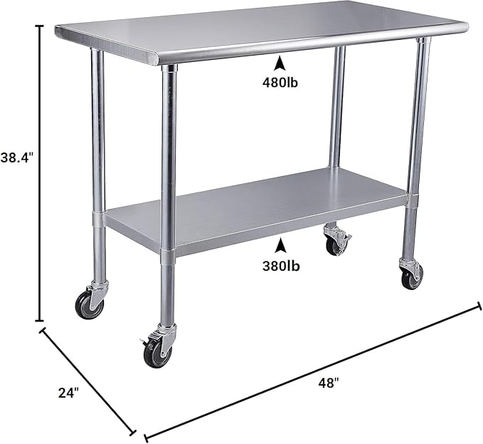 ROCKPOINT Stainless Steel Table - Image 2