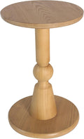 Round Side Table, 11.6 Inch Modern Accent End Table by dwellington