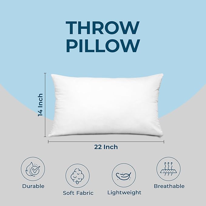 Utopia Bedding Throw Pillows, 14 x 22 Inches Pillows - Image 4