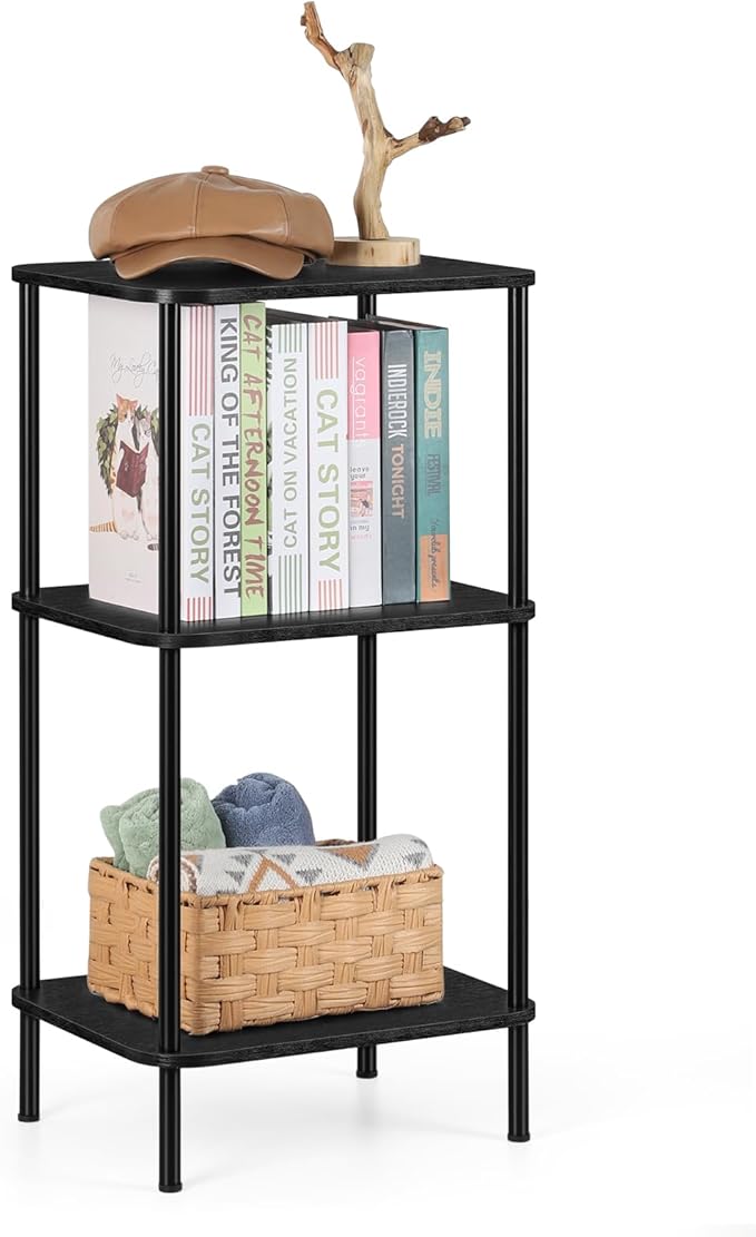 smusei 3 Tier Small End Table Tall Telephone Table - Image 8
