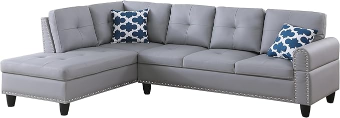 Ball & Cast 98" L Shaped Sectional Couch - Image 12
