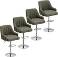 VECELO Adjustable Barstools Set of 4, Counter Bar Stools by VECELO