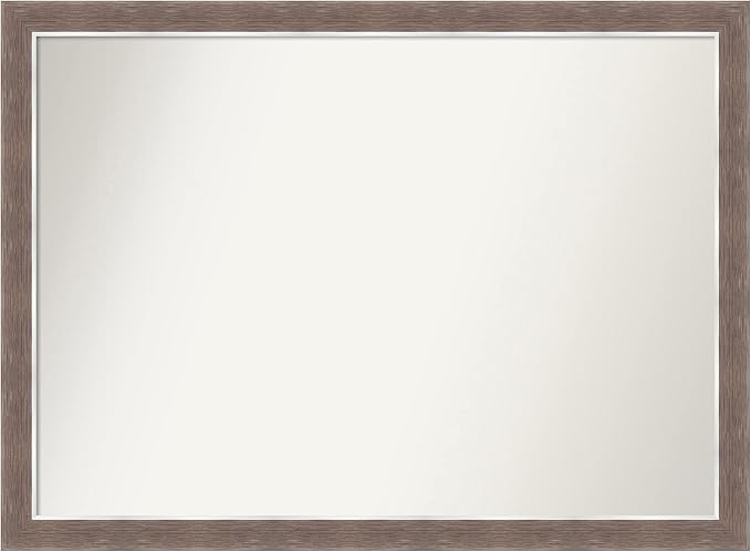 Amanti Art Brown Bathroom Mirror by AmantiArt