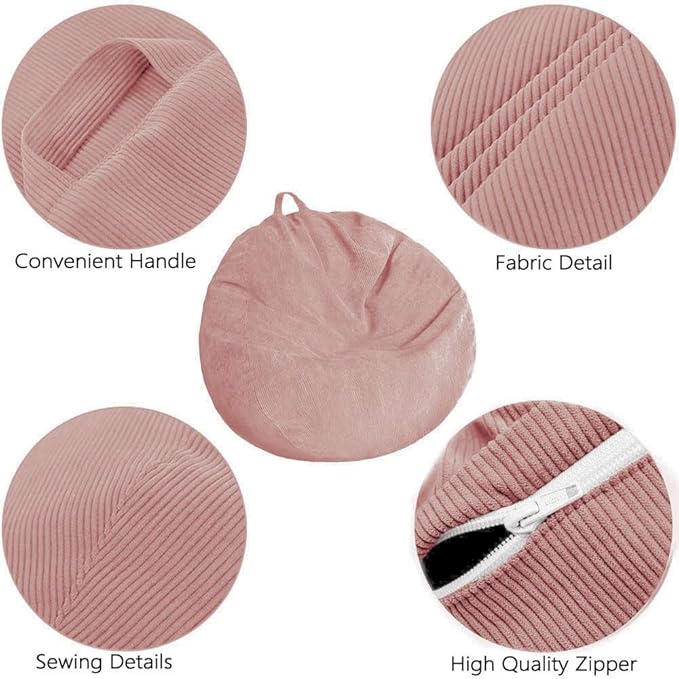 Stuffed Animal Storage Bean Bag Cover Pets Dogs/Cats Lazy Beds. Washable Ultra - Image 4