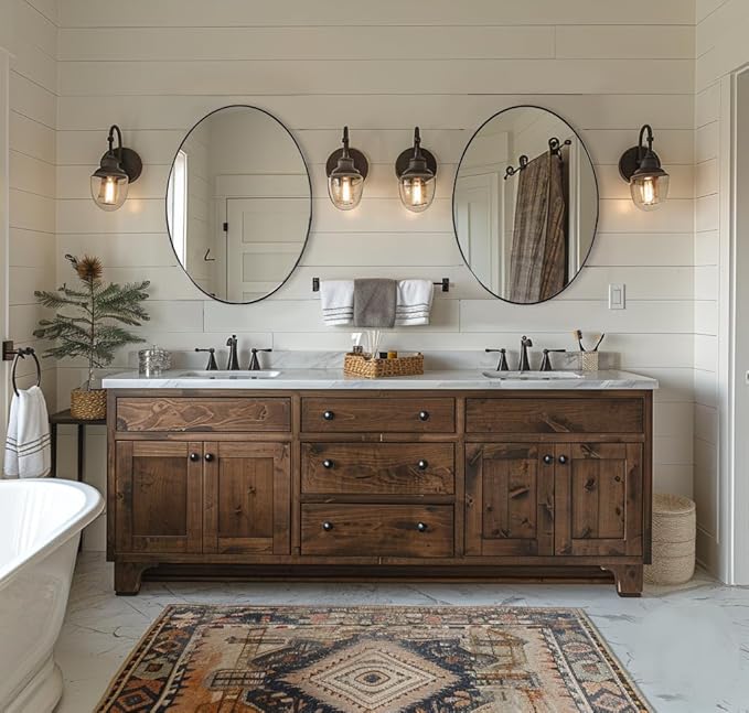 ANDY STAR Oval Bathroom Mirror, Oval Vanity Mirror - Image 5