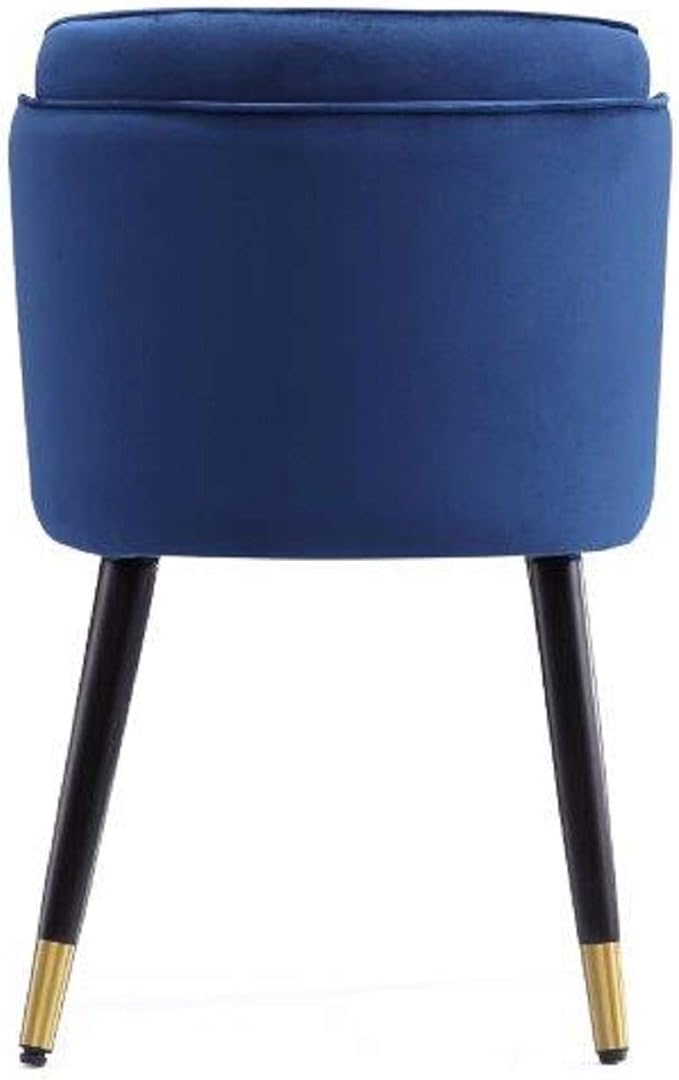 Manhattan Comfort Zephyr Modern Velvet Dining Chair, Solid Wood Frame - Image 8