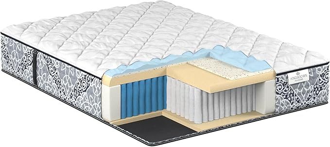 Kingsdown Firm Hybrid Mattress Twin Cooling Gel Memory Foam Layer Multi-Layered - Image 8