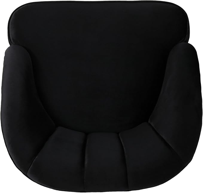Ball & Cast Velvet Accent Chair, Modern Lounge Living Room Chairs - Image 9