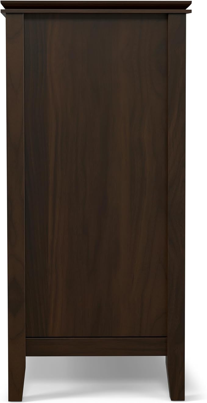 SIMPLIHOME Artisan SOLID WOOD 53 inch Wide Transitional TV Media Stand in - Image 11