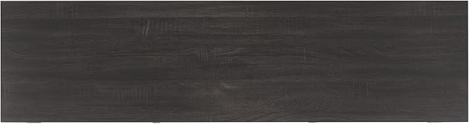 SAFAVIEH Evane TV Stand for up to 65" Flatscreen – Distressed Black & Natural - Image 3