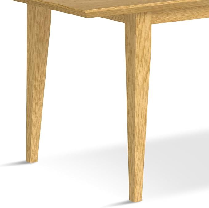 SIMPLIHOME Colby Extendable Dining Table, Solid Wood Oak Veneer in Oak - Image 12