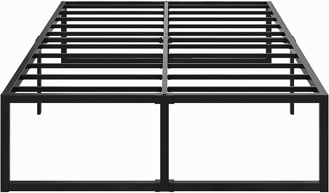 18 Inch King Bed Frame Sturdy Mattress Foundation, Heavy Duty Metal Platform - Image 8