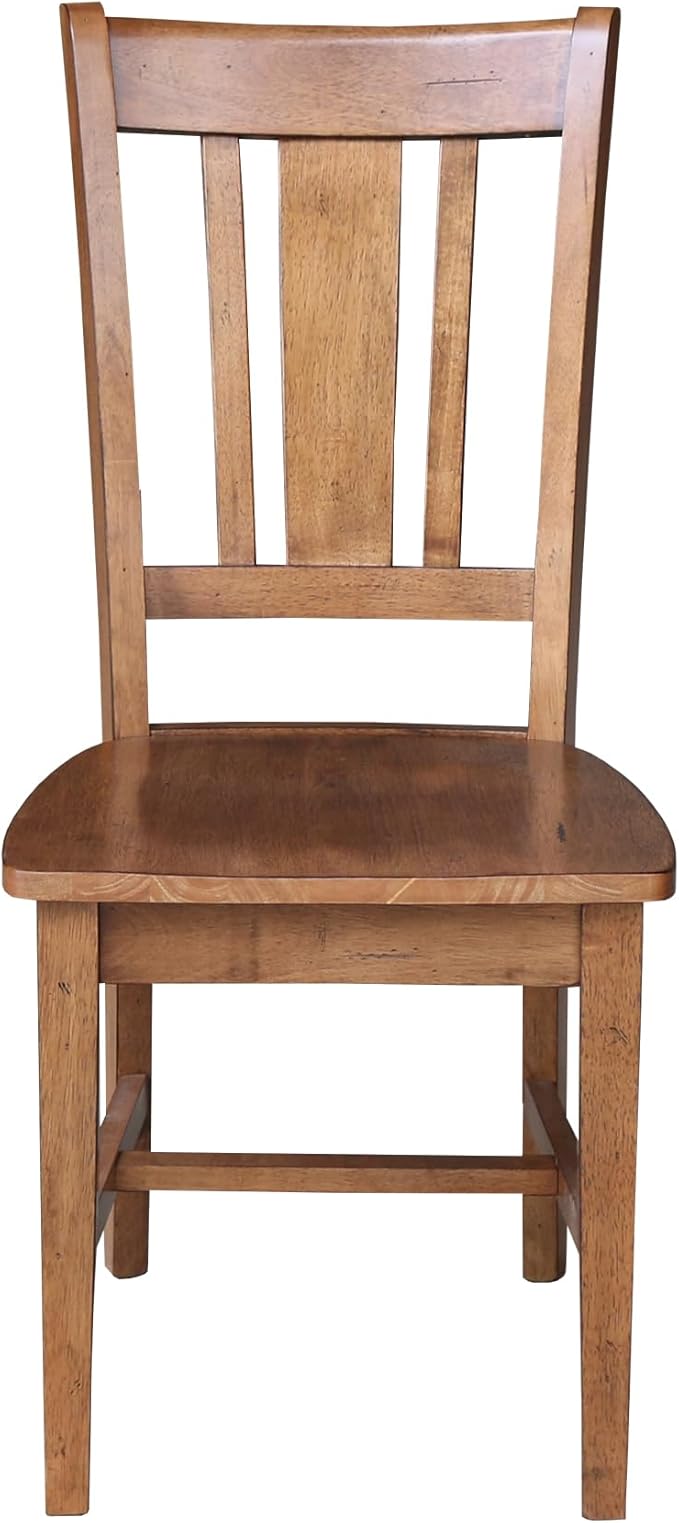 IC INTERNATIONAL CONCEPTS Set of Two San Remo SplatBack Dining Chairs, - Image 4