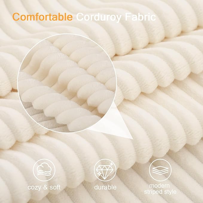 MeMoreCool Convertible Sofa Bed, Pull Out Loveseat Sleeper Sofa Beige, Small - Image 8