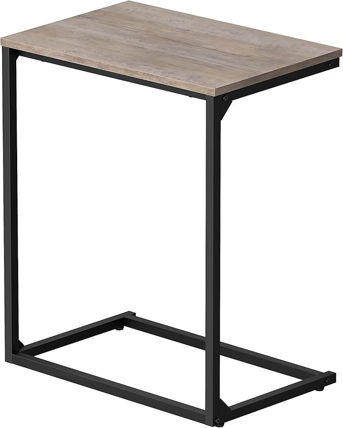 VASAGLE C Shape End Table, Small Coffee Table by VASAGLEbySONGMICSHOME