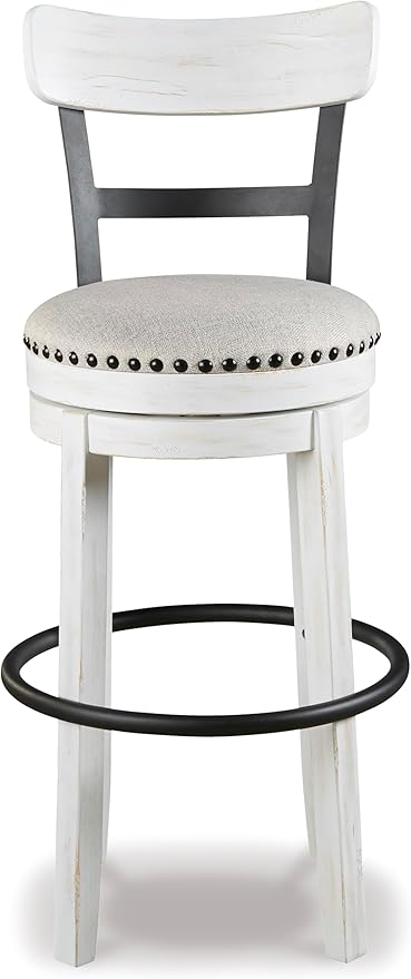 Signature Design by Ashley Valebeck 30" Modern Swivel Pub Height Barstool - Image 10