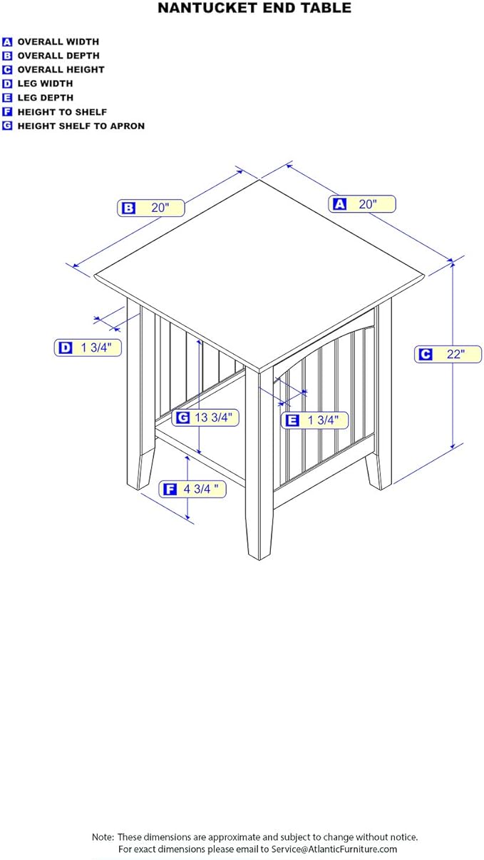 AFI, Nantucket End Table - Image 3