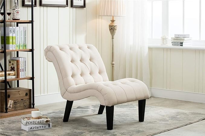 Yongqiang Accent Chairs for Living Room Set of 2 Upholstered Tufted Bedroom - Image 9