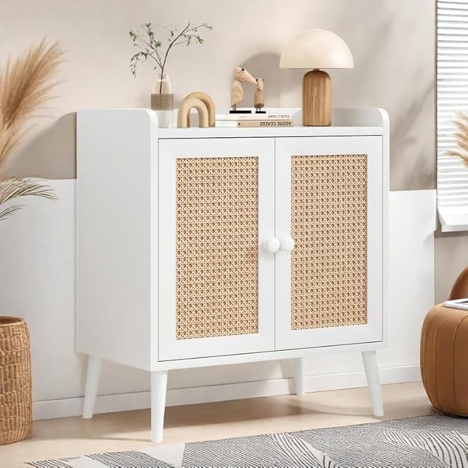Buffet Cabinet, Rattan Storage Cabinet - Image 5