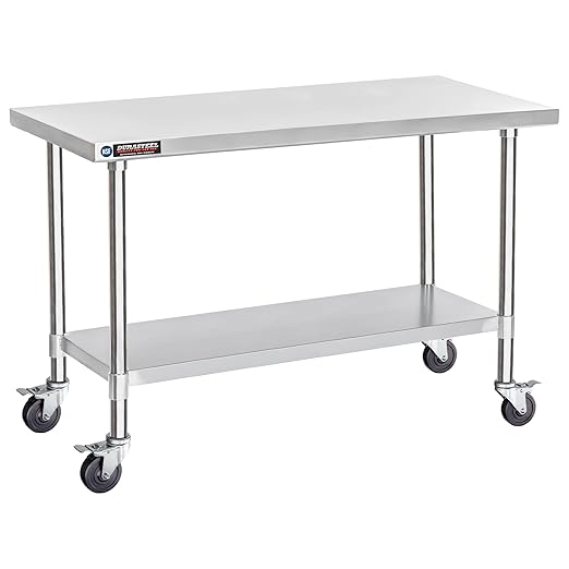 DuraSteel 30x60 NSF Stainless Steel Cart by DuraSteel